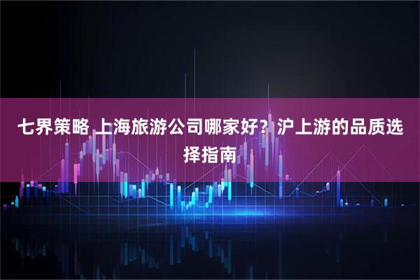 七界策略 上海旅游公司哪家好？沪上游的品质选择指南