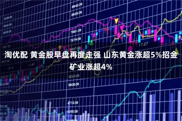 淘优配 黄金股早盘再度走强 山东黄金涨超5%招金矿业涨超4%